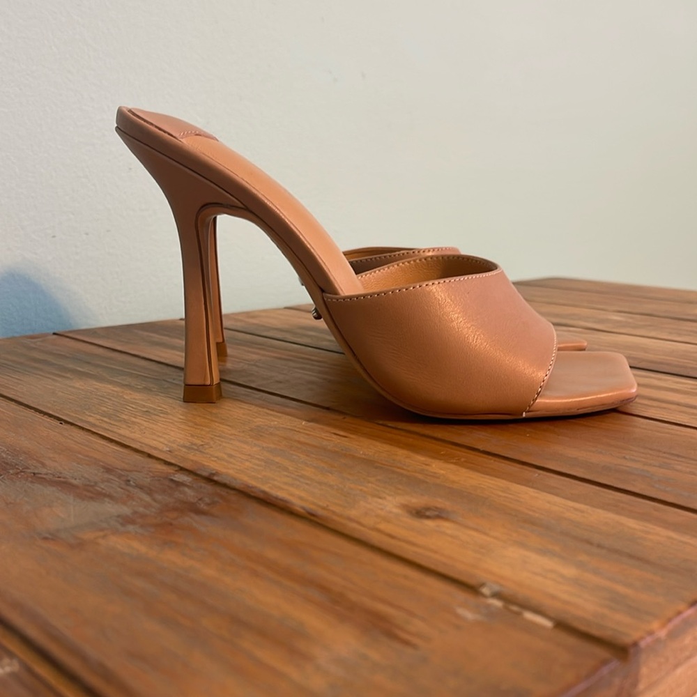 Tony Bianco leather slip on heels
